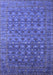 Machine Washable Oriental Blue Traditional Rug, wshurb2294blu