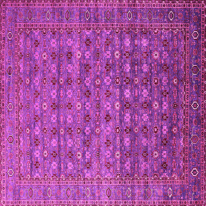 Square Oriental Pink Traditional Rug, urb2294pnk
