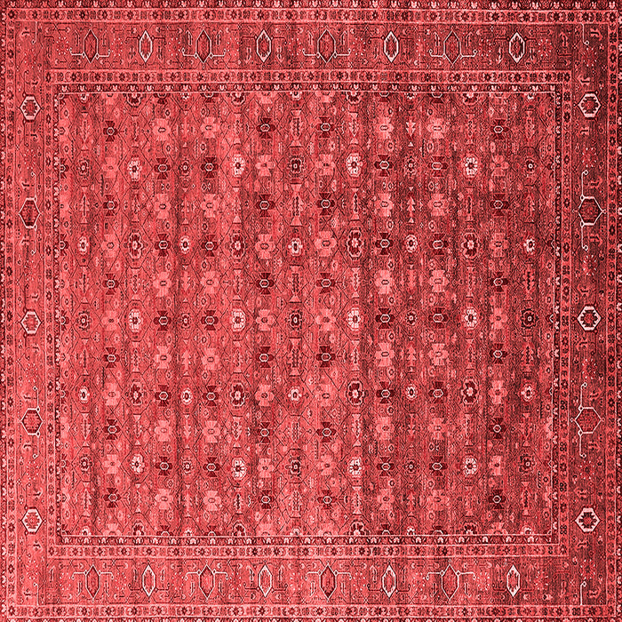 Machine Washable Oriental Red Traditional Rug, wshurb2294red