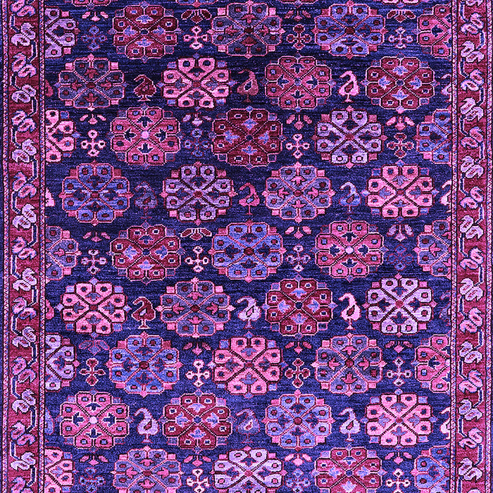 Machine Washable Oriental Purple Industrial Area Rugs, wshurb2295pur