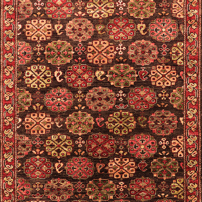 Oriental Orange Industrial Rug, urb2295org