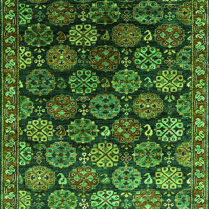 Oriental Green Industrial Rug, urb2295grn
