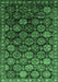 Oriental Emerald Green Industrial Rug, urb2295emgrn