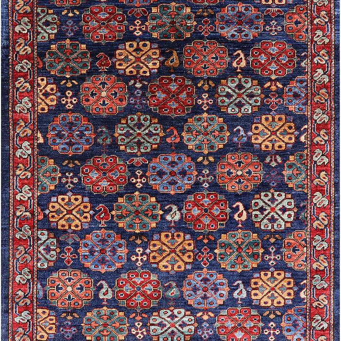 Mid-Century Modern Gray Oriental Rug, urb2295