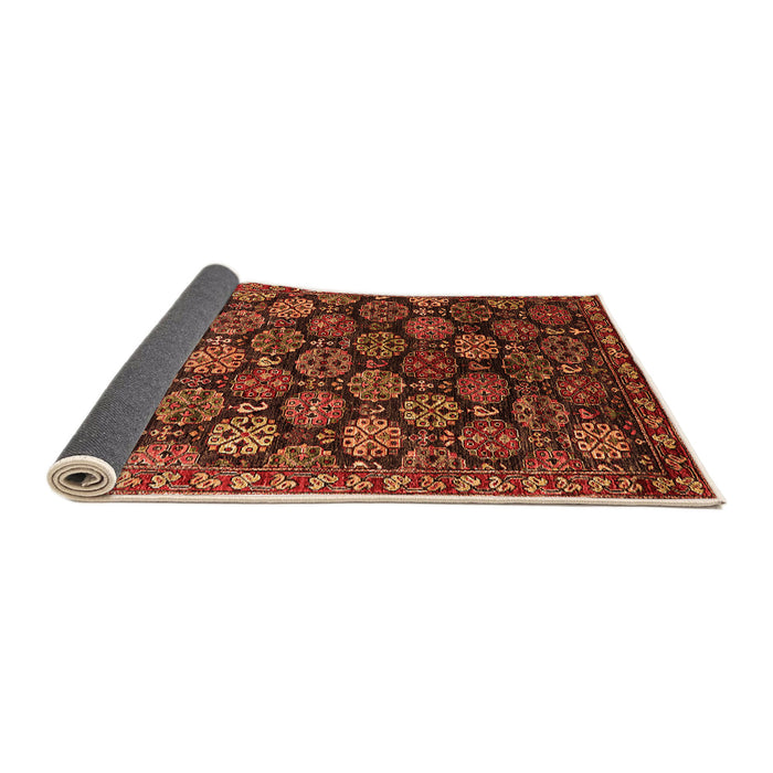 Sideview of Oriental Orange Industrial Rug, urb2295org
