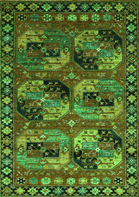 Oriental Green Industrial Rug, urb2296grn