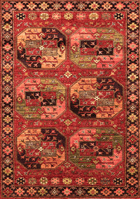 Oriental Orange Industrial Rug, urb2296org