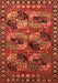 Oriental Orange Industrial Rug, urb2296org