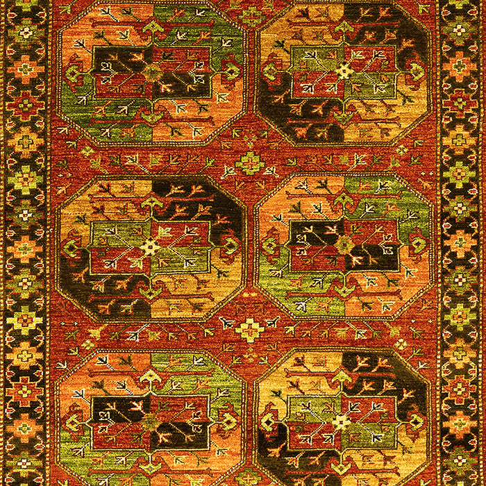 Oriental Yellow Industrial Rug, urb2296yw