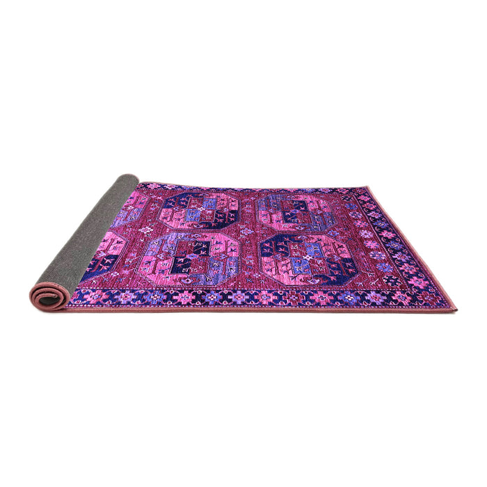 Sideview of Oriental Purple Industrial Rug, urb2296pur