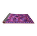 Sideview of Oriental Purple Industrial Rug, urb2296pur