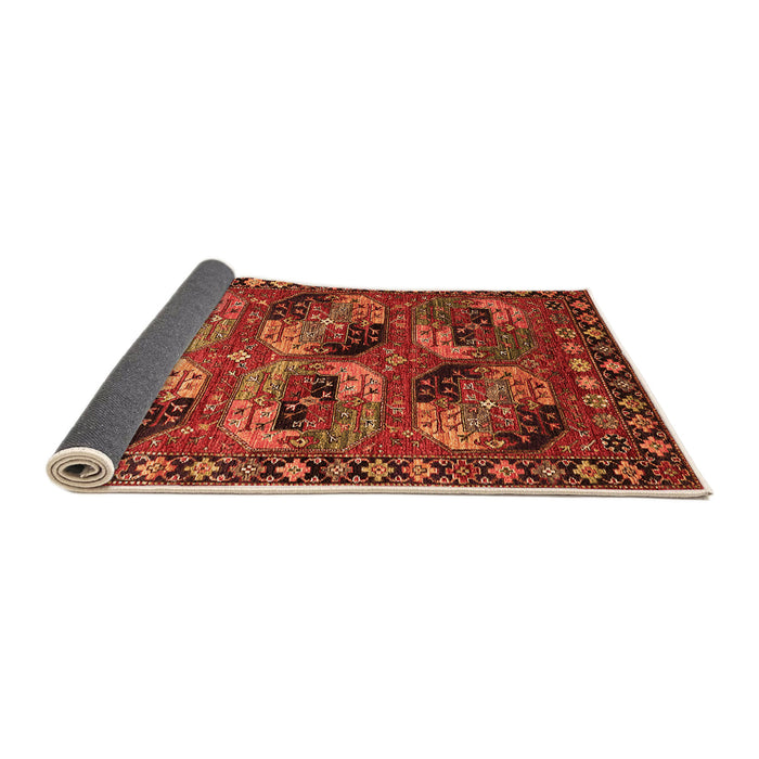 Sideview of Oriental Orange Industrial Rug, urb2296org