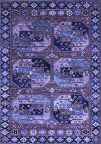 Oriental Blue Industrial Rug, urb2296blu