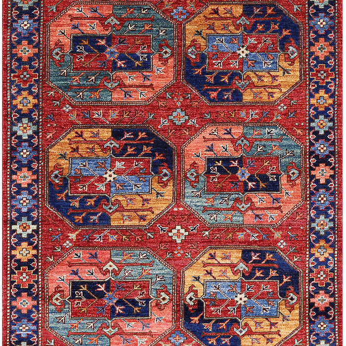 Mid-Century Modern Rose Purple Oriental Rug, urb2296