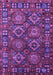 Machine Washable Oriental Purple Industrial Area Rugs, wshurb2297pur