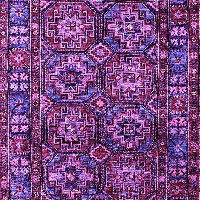 Machine Washable Oriental Purple Industrial Area Rugs, wshurb2297pur