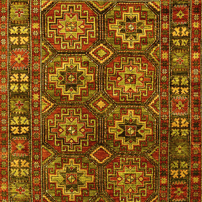 Oriental Yellow Industrial Rug, urb2297yw