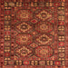 Square Oriental Orange Industrial Rug, urb2297org