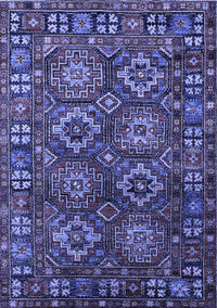 Oriental Blue Industrial Rug, urb2297blu