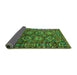 Sideview of Oriental Green Industrial Rug, urb2297grn