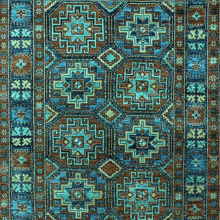 Oriental Turquoise Industrial Rug, urb2297turq