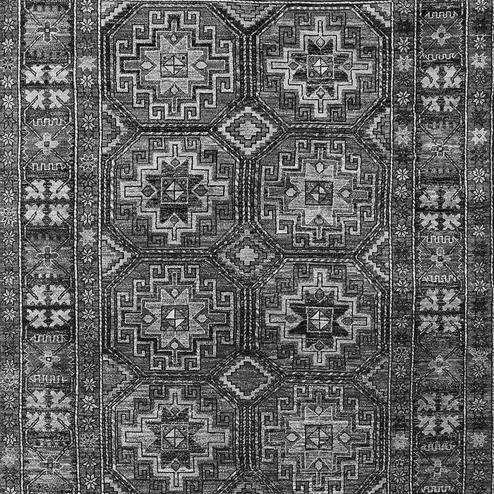 Machine Washable Oriental Gray Industrial Rug, wshurb2297gry
