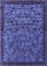 Oriental Blue Industrial Rug, urb2298blu