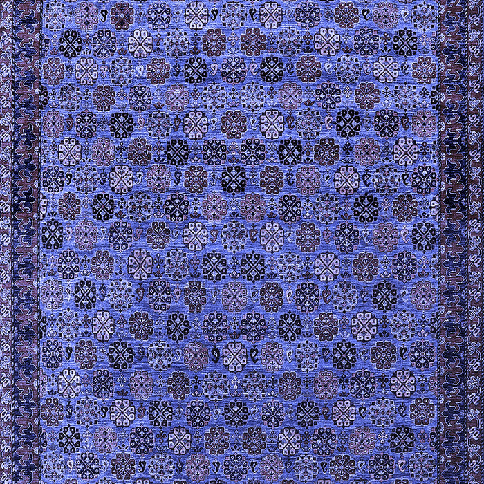 Oriental Blue Industrial Rug, urb2298blu