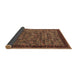 Sideview of Oriental Brown Industrial Rug, urb2298brn