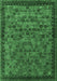 Oriental Emerald Green Industrial Rug, urb2298emgrn