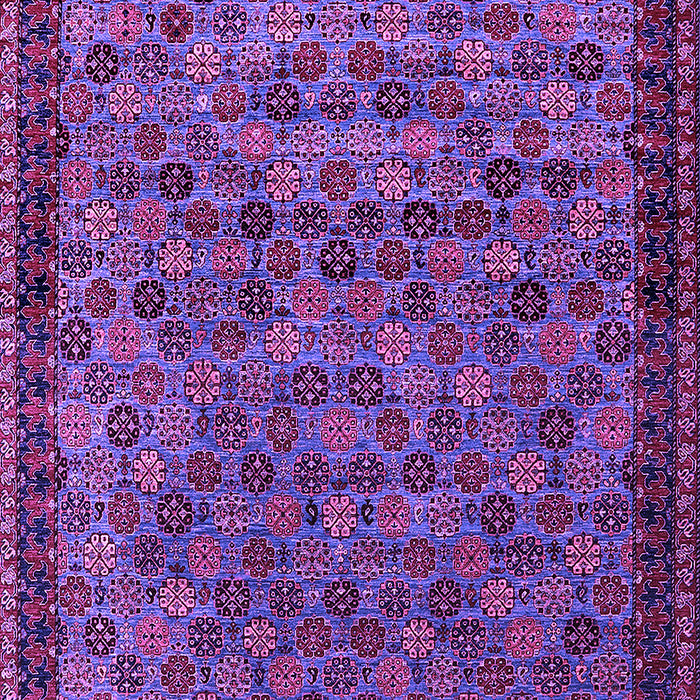 Machine Washable Oriental Purple Industrial Area Rugs, wshurb2298pur