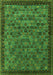 Oriental Green Industrial Rug, urb2298grn