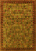 Oriental Yellow Industrial Rug, urb2298yw