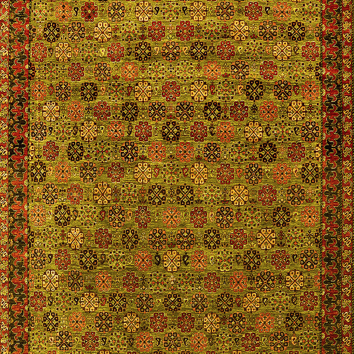 Oriental Yellow Industrial Rug, urb2298yw