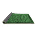 Sideview of Oriental Emerald Green Industrial Rug, urb2298emgrn