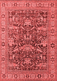 Oriental Red Traditional Rug, urb2299red