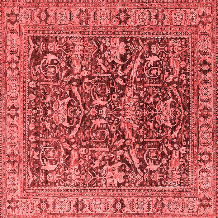 Oriental Red Traditional Rug, urb2299red