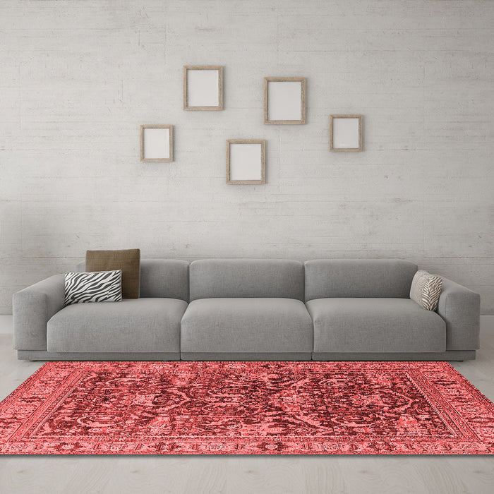 Traditional Red Washable Rugs