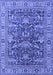 Machine Washable Oriental Blue Traditional Rug, wshurb2299blu