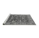 Sideview of Machine Washable Oriental Gray Traditional Rug, wshurb2299gry