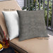 Front View of Mid-Century Modern Urban Square Taupe Brown Throw Pillow, 18 inch by 18 inch, pwurb229