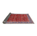 Sideview of Mid-Century Modern Red Oriental Rug, urb2300
