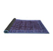 Sideview of Oriental Blue Traditional Rug, urb2300blu