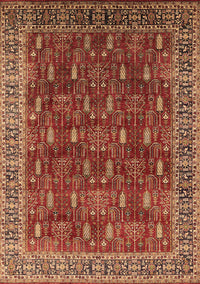 Oriental Brown Traditional Rug, urb2300brn