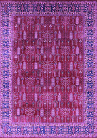 Oriental Purple Traditional Rug, urb2300pur