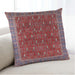 Lifestyle Image of Mid-Century Modern Urban Square Red Throw Pillow, 18 inch by 18 inch, pwurb2300