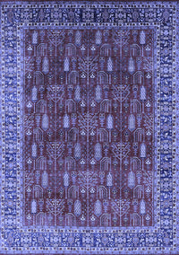 Oriental Blue Traditional Rug, urb2300blu