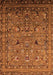 Oriental Orange Industrial Rug, urb2301org