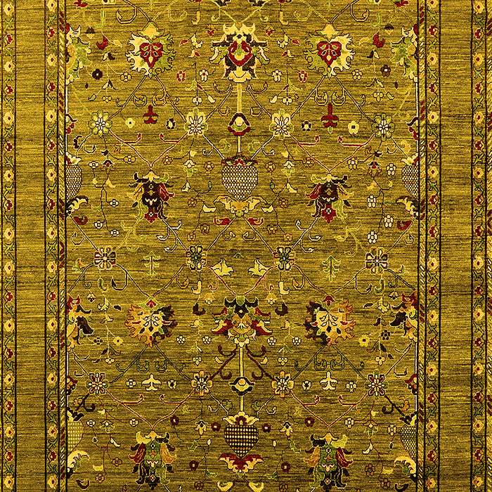 Oriental Yellow Industrial Rug, urb2301yw