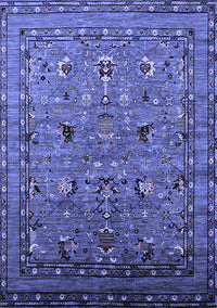 Oriental Blue Industrial Rug, urb2301blu